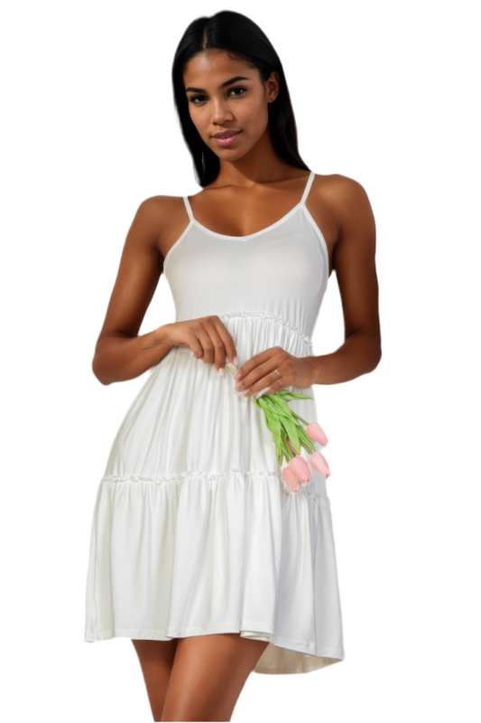 Tiered Cami Swing Dress ~6 Colors