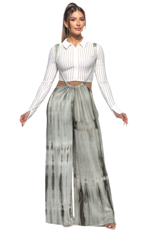 Drawstring Baggy Jumpsuit ~ 3 Colors