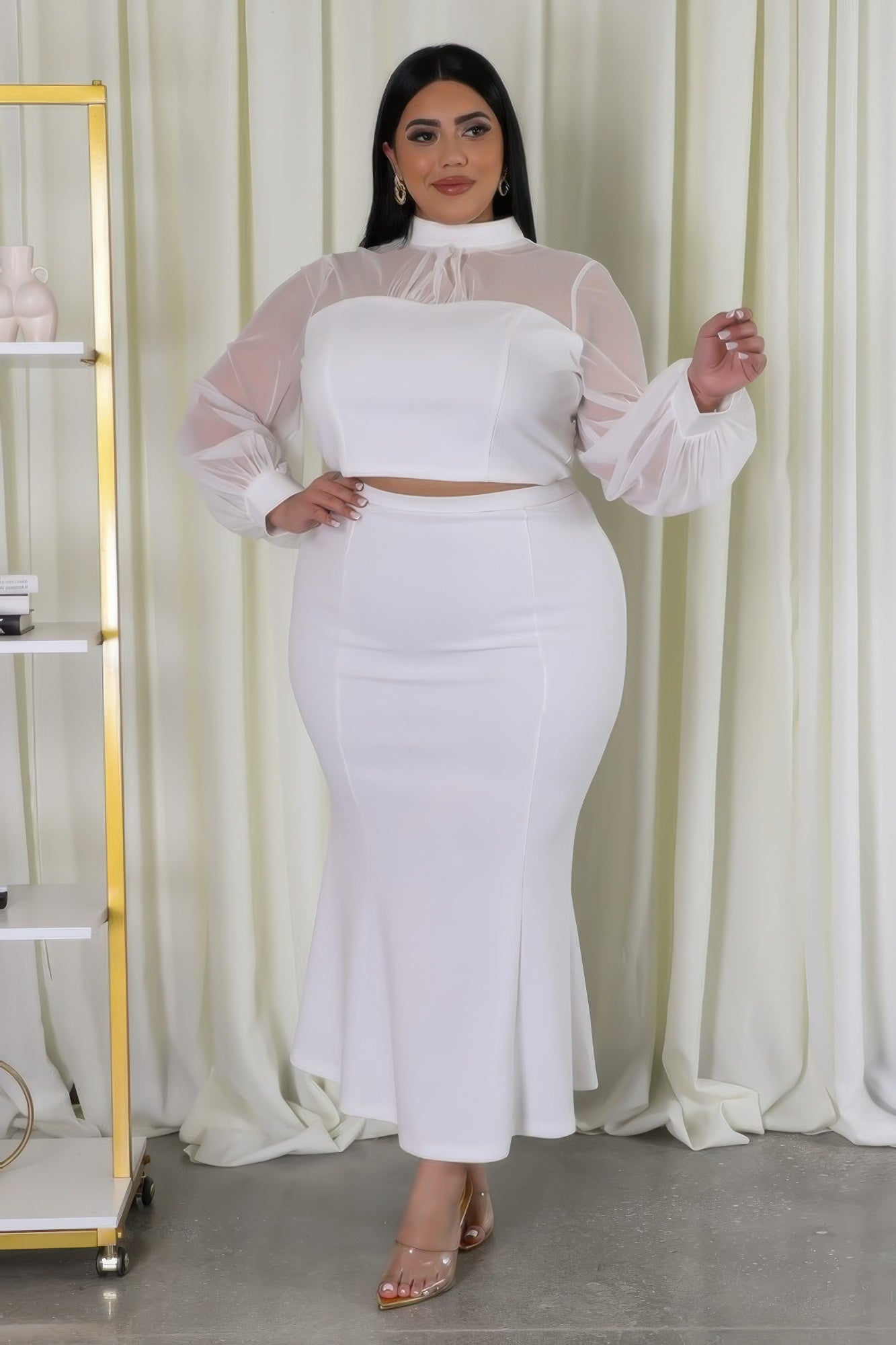 Stretch Skirt Set ~ 2 Colors