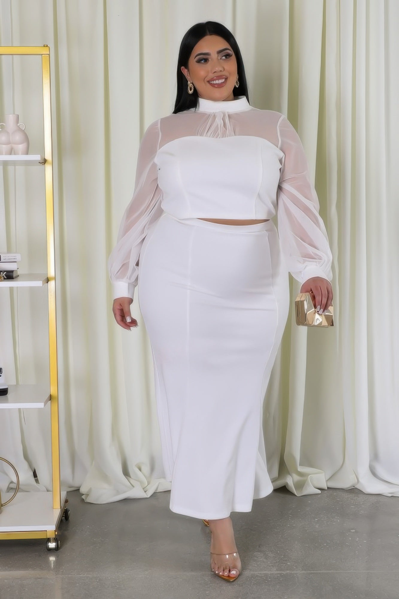 Stretch Skirt Set ~ 2 Colors