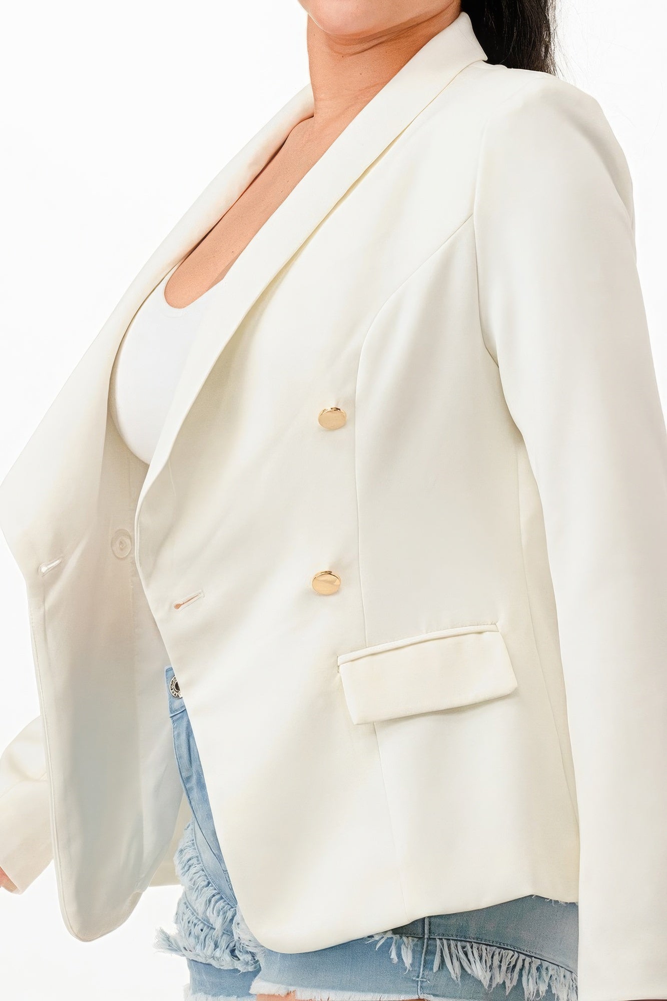 Double Breasted Blazer Jacket ~ 9 Colors