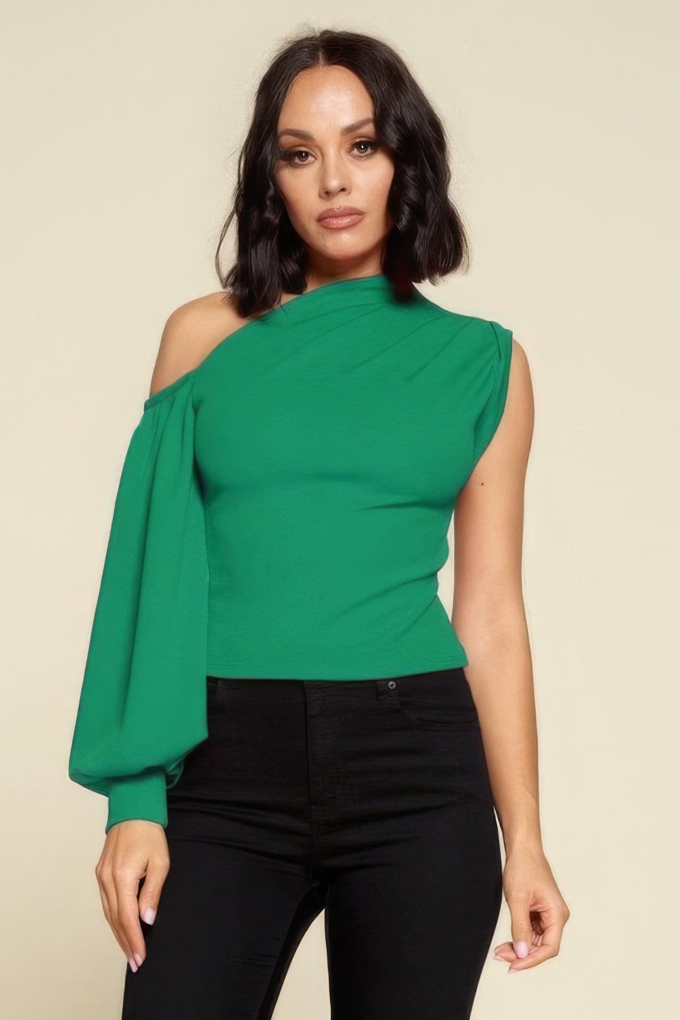 Ladies One-shoulder Top ~3 Colors