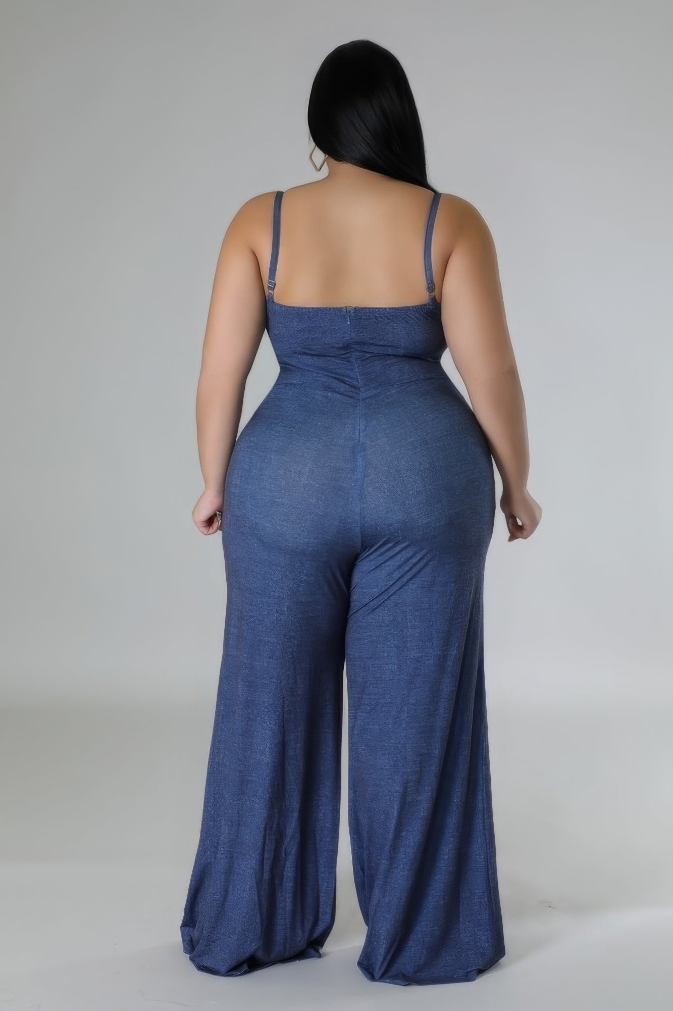 Wide Leg Stretch Jumpsuit