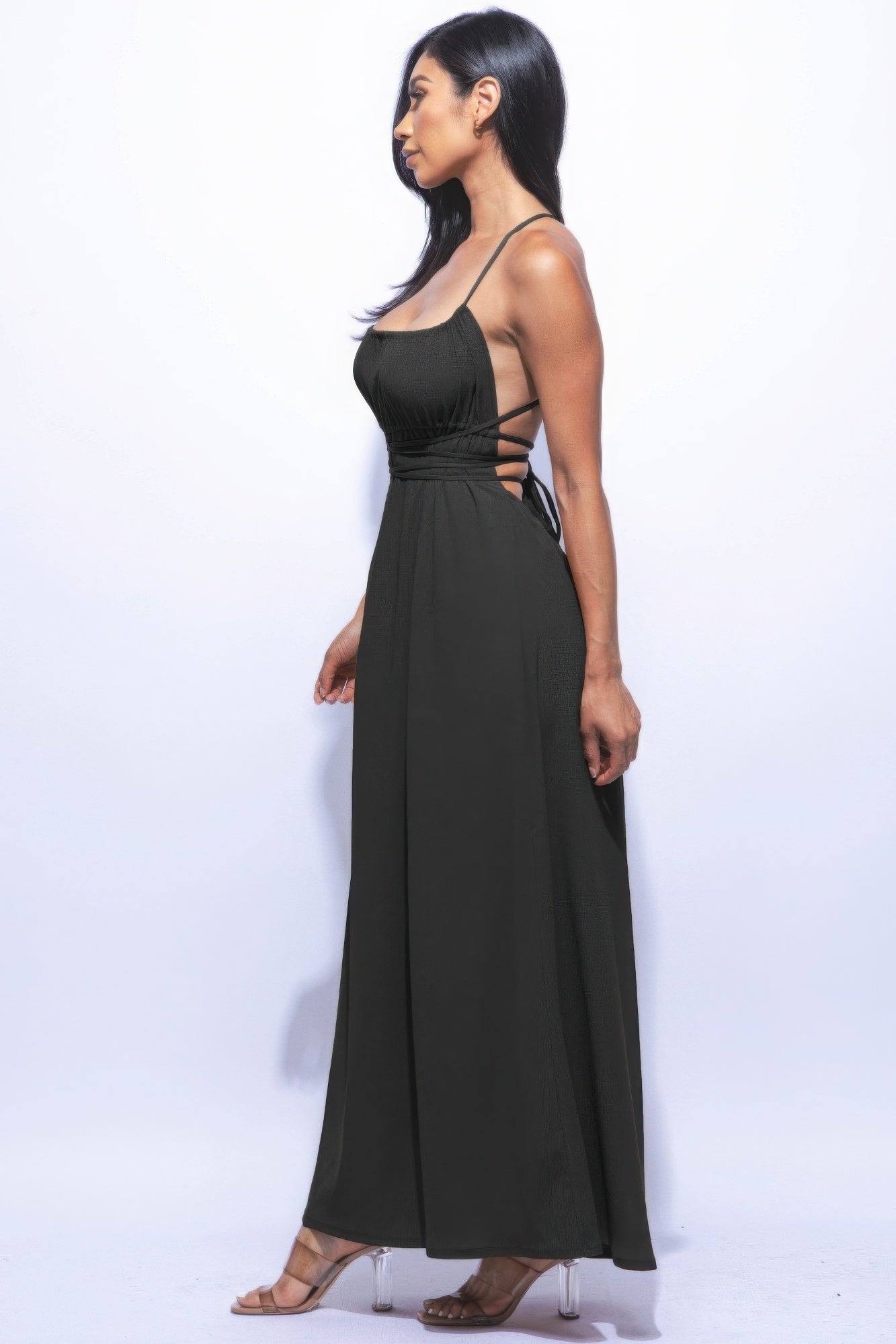 Side Slit Maxi Dress ~ 2 Colors