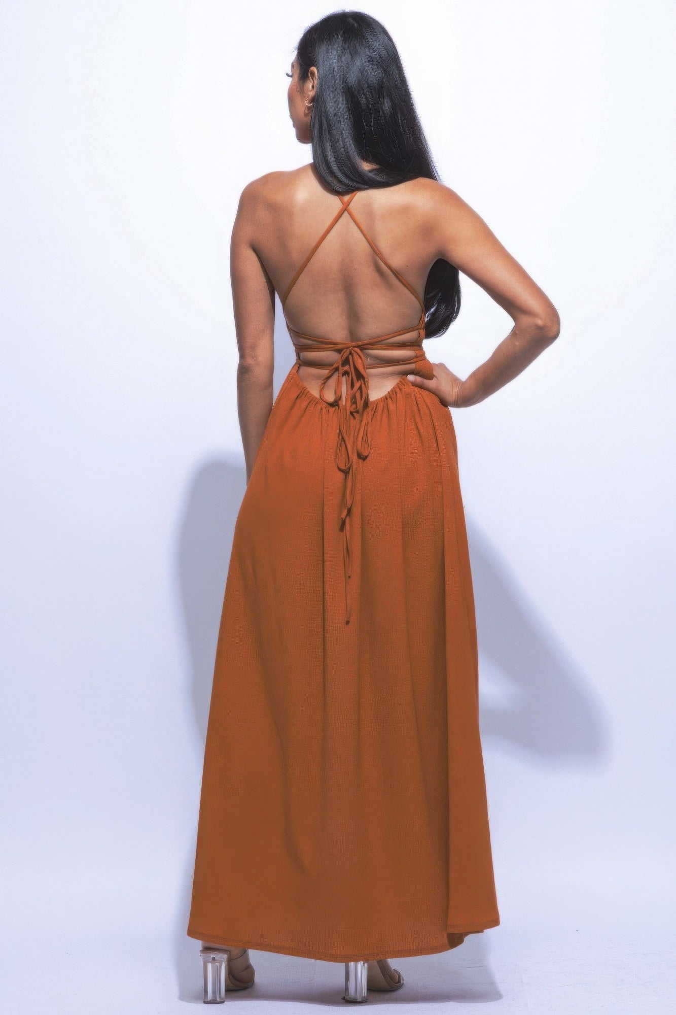 Side Slit Maxi Dress ~ 2 Colors