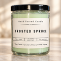 7 oz Frosted Spruce Soy Blend  Candle